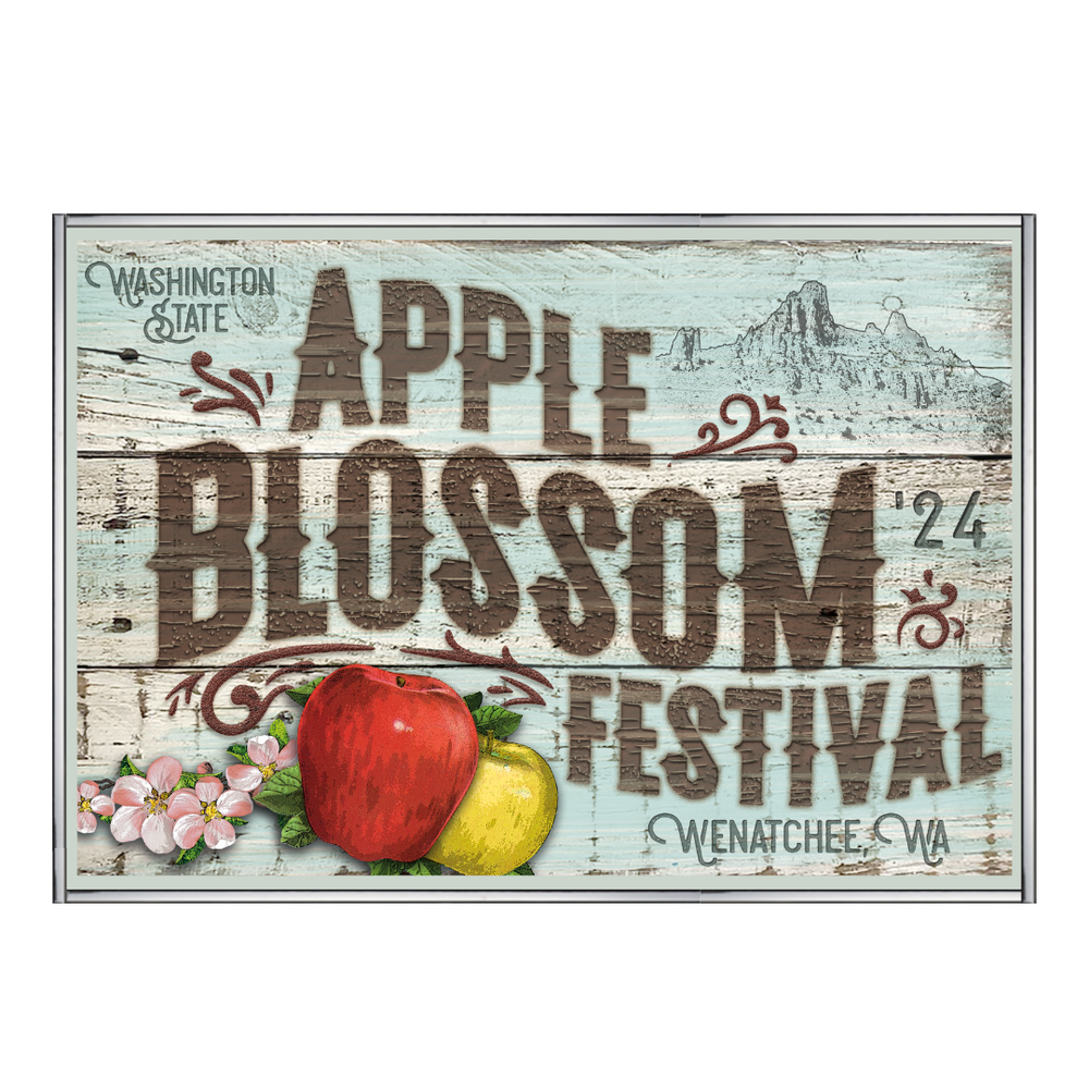 Booster Pins — Washington State Apple Blossom Festival
